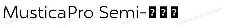 MusticaPro Semi字体转换
